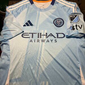 MLS NYCFC New York City FC Men's JERSEY By Adidas Sz M,L,XL, XXL New with tags